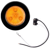 Optronics LED 2-1/2" Round Marker And Clearance Light With Multiple Diodes, Amber
